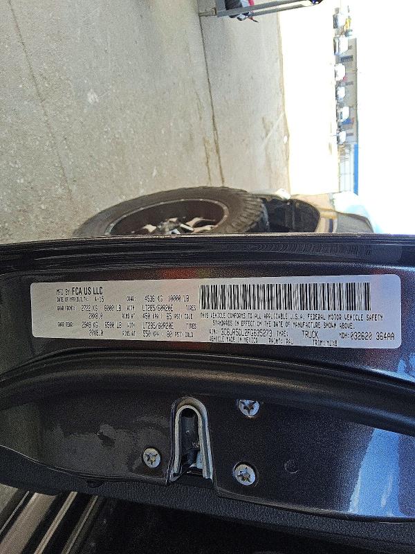 2015 Ram 2500 მანქანა იყიდება აუქციონზე, vin: 3C6UR5DL2FG635273, აუქციონის ნომერი: 55731046