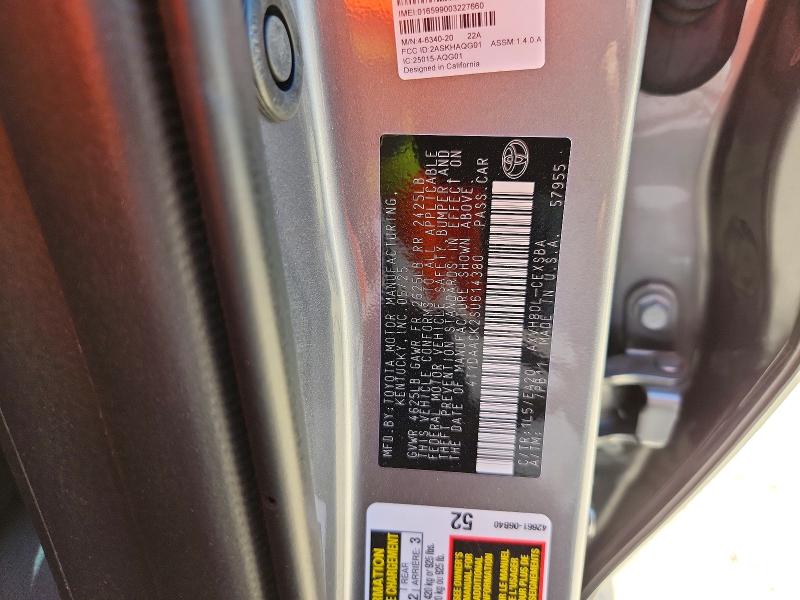 Aukcja sprzedaży 2025 Toyota Camry, vin: 4T1DAACK2SU614380, numer aukcji: 76296155