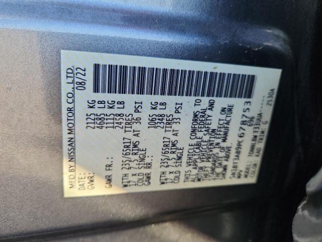 2023 Nissan Rogue მანქანა იყიდება აუქციონზე, vin: 5N1BT3AB9PC678753, აუქციონის ნომერი: 58846466