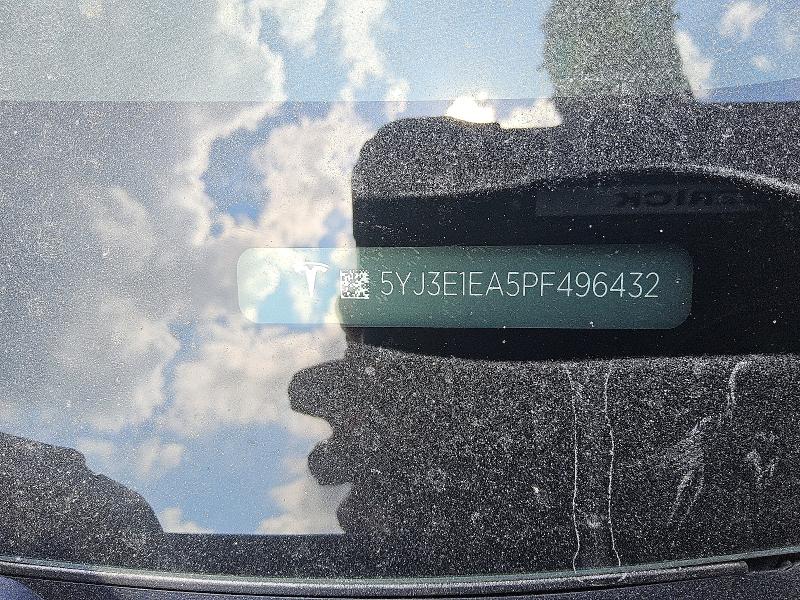 Продаж на аукціоні авто 2023 Tesla Model 3, vin: 5YJ3E1EA5PF496432, номер лоту: 58764446