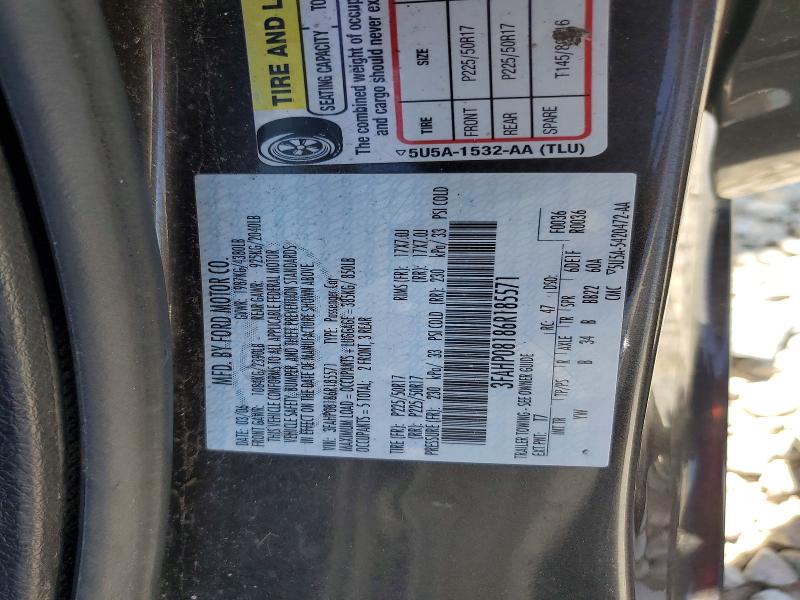 Aukcja sprzedaży 2006 Ford Fusion, vin: 3FAHP08186R185571, numer aukcji: 56026146