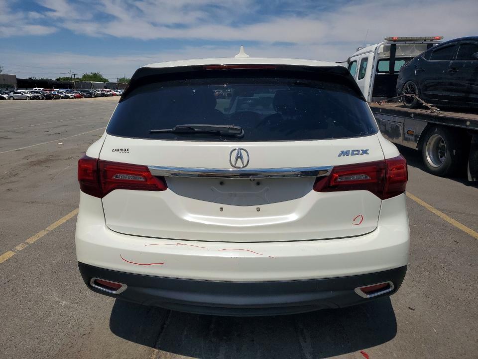 2016 Acura Mdx მანქანა იყიდება აუქციონზე, vin: 5FRYD3H49GB002856, აუქციონის ნომერი: 58600786