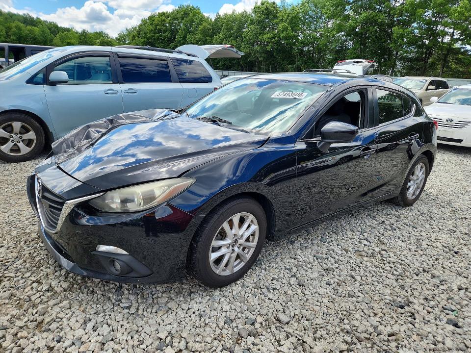 57493506 :رقم المزاد ، JM1BM1L79E1205037 vin ، 2014 Mazda 3 مزاد بيع
