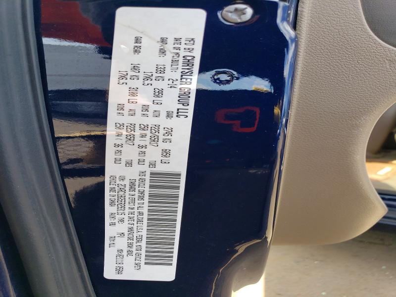Продаж на аукціоні авто 2014 Chrysler Town & Country, vin: 2C4RC1BG5ER293115, номер лоту: 57768976