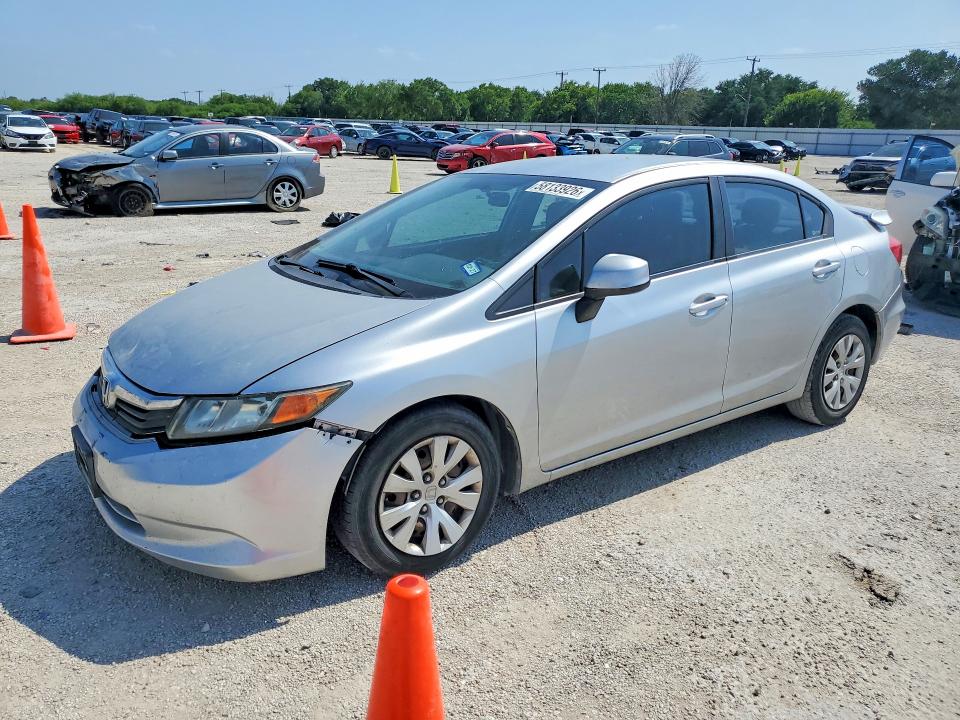 Auction sale of the 2012 Honda Civic, vin: 2HGFB2F57CH608439, lot number: 58133926