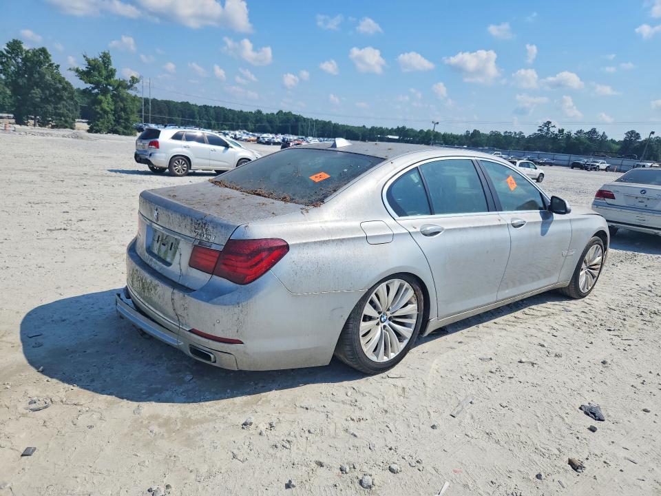 2013 Bmw 740 მანქანა იყიდება აუქციონზე, vin: WBAYA6C57DD143842, აუქციონის ნომერი: 52936916