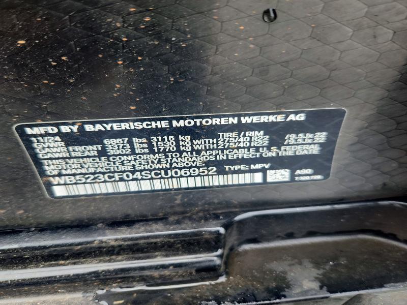 Aukcja sprzedaży 2025 Bmw Ix, vin: WB523CF04SCU06952, numer aukcji: 56469456