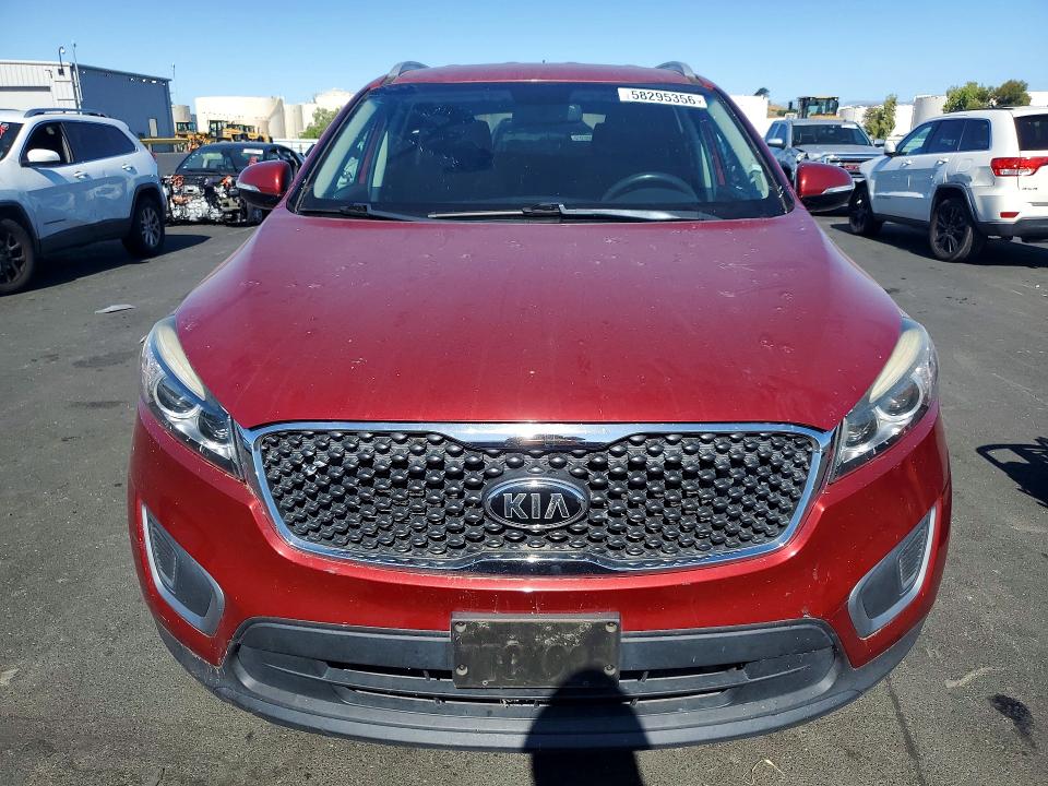 58295356 :رقم المزاد ، 5XYPGDA52HG195827 vin ، 2017 Kia Sorento مزاد بيع