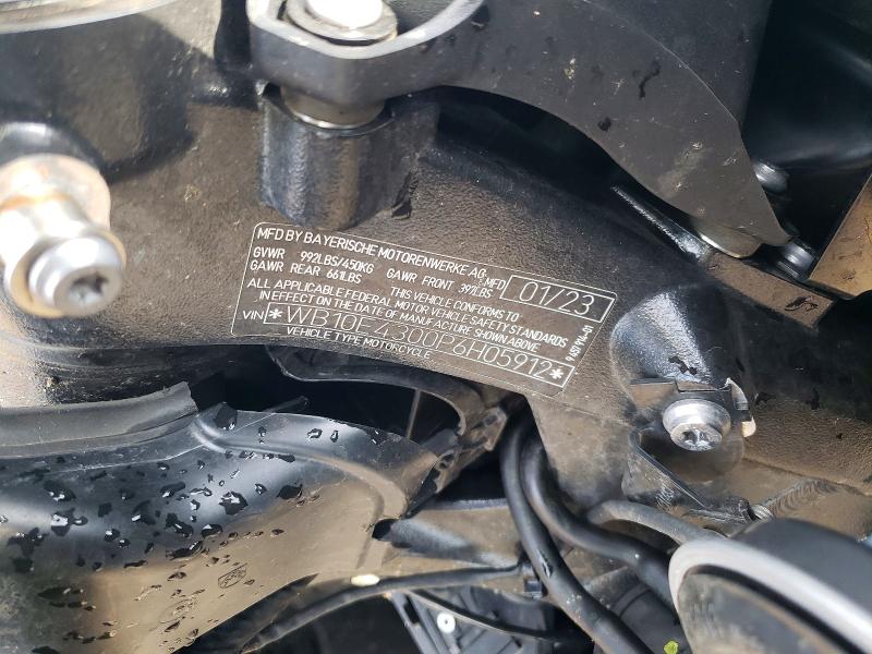 58561896 :رقم المزاد ، WB10E4300P6H05912 vin ، 2023 Bmw S 1000 مزاد بيع