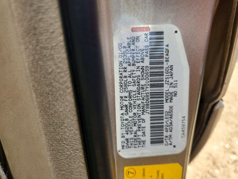 Продаж на аукціоні авто 2000 Lexus Gs, vin: JT8BD68S7Y0100659, номер лоту: 57021726