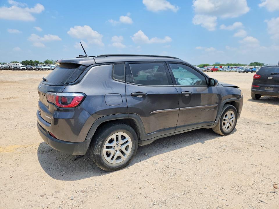 2018 Jeep Compass მანქანა იყიდება აუქციონზე, vin: 3C4NJCAB1JT102612, აუქციონის ნომერი: 55839206