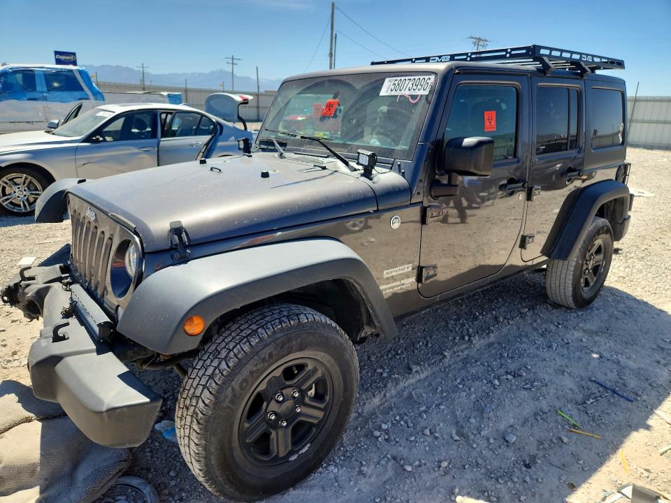 Aukcja sprzedaży 2018 Jeep Wrangler Unlimited, vin: 1C4BJWDG6JL895722, numer aukcji: 58073996