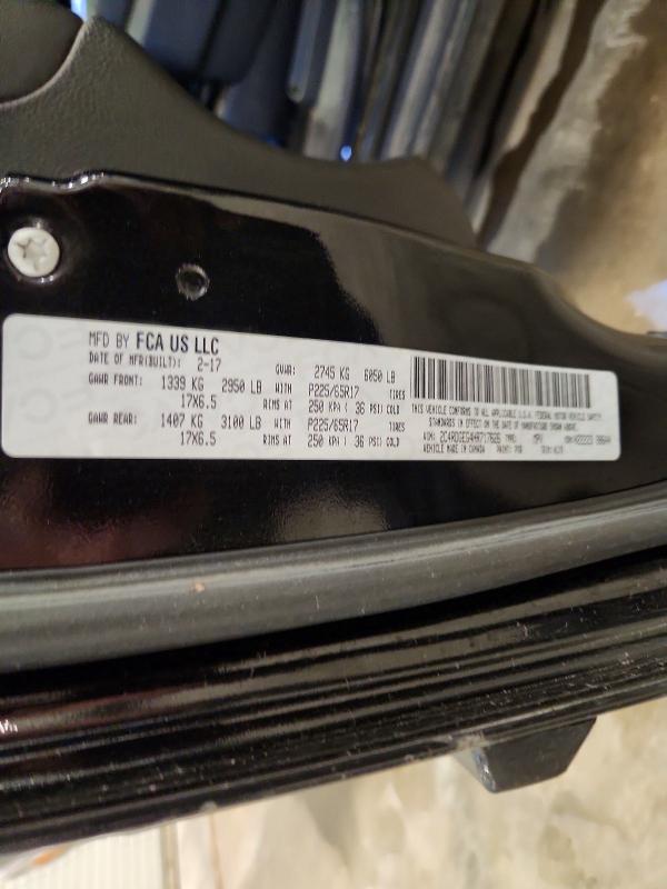 Aukcja sprzedaży 2017 Dodge Grand Caravan, vin: 2C4RDGEG4HR717626, numer aukcji: 55432226