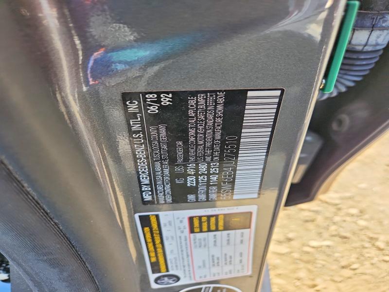 59137076 :رقم المزاد ، 55SWF6EB4JU275510 vin ، 2018 Mercedes-benz C مزاد بيع