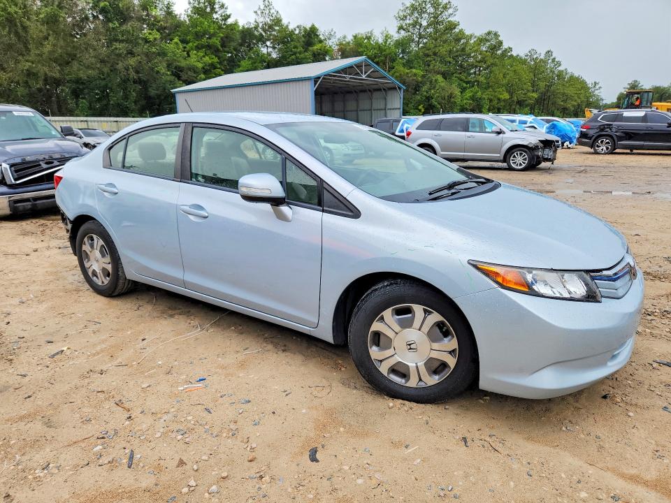 2012 Honda Civic მანქანა იყიდება აუქციონზე, vin: JHMFB4F27CS009127, აუქციონის ნომერი: 57702186