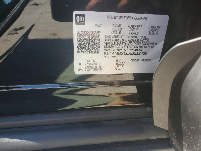 Aukcja sprzedaży 2024 Buick Encore Gx, vin: KL4AMBSL6RB212439, numer aukcji: 57730436