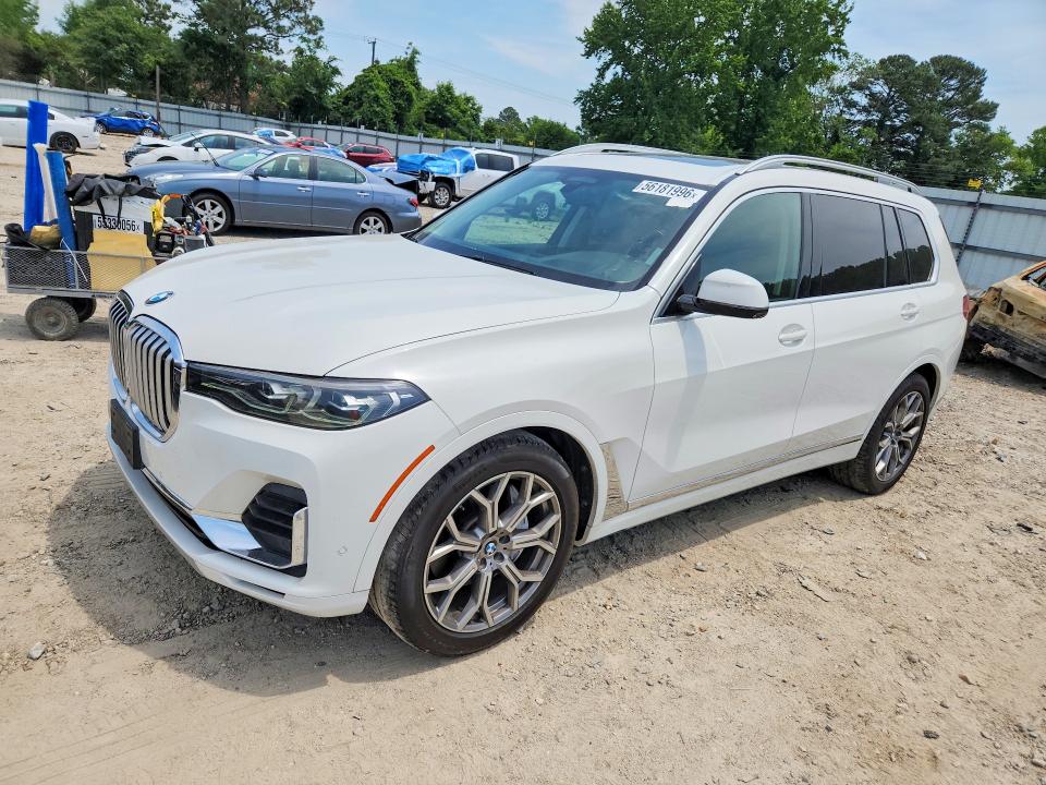 2019 Bmw X7 მანქანა იყიდება აუქციონზე, vin: 5UXCX4C55KLS38272, აუქციონის ნომერი: 56181996
