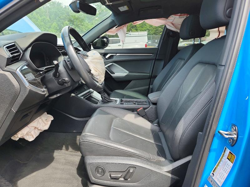 2023 Audi Q3 მანქანა იყიდება აუქციონზე, vin: WA1DECF38P1137790, აუქციონის ნომერი: 58478946