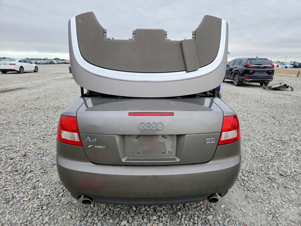 Продаж на аукціоні авто 2006 Audi A4, vin: WAUDT48HX6K004514, номер лоту: 54083936