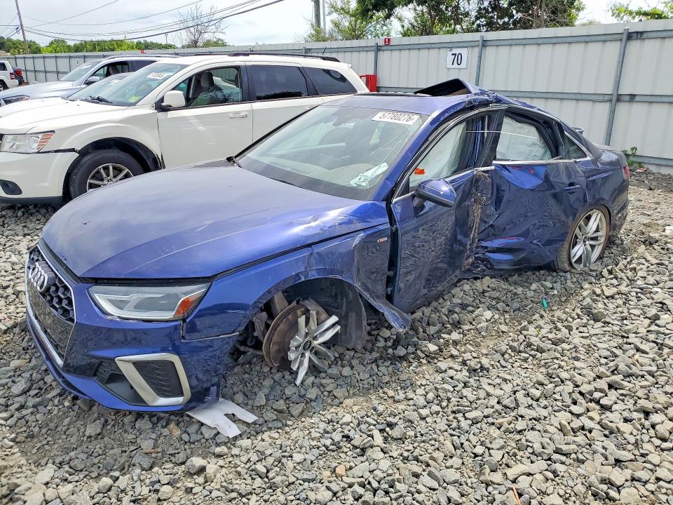 Auction sale of the 2022 Audi A4, vin: WAUDAAF41NN004743, lot number: 57780276