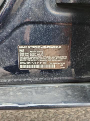 Aukcja sprzedaży 2015 Bmw 320, vin: WBA3B1C58FK141185, numer aukcji: 55739616