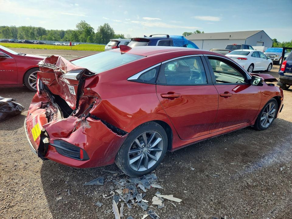 Aukcja sprzedaży 2019 Honda Civic, vin: 19XFC1F39KE016832, numer aukcji: 57016826