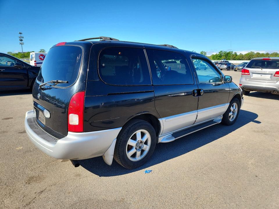 2001 Nissan Quest მანქანა იყიდება აუქციონზე, vin: 4N2ZN16T51D821456, აუქციონის ნომერი: 57065496
