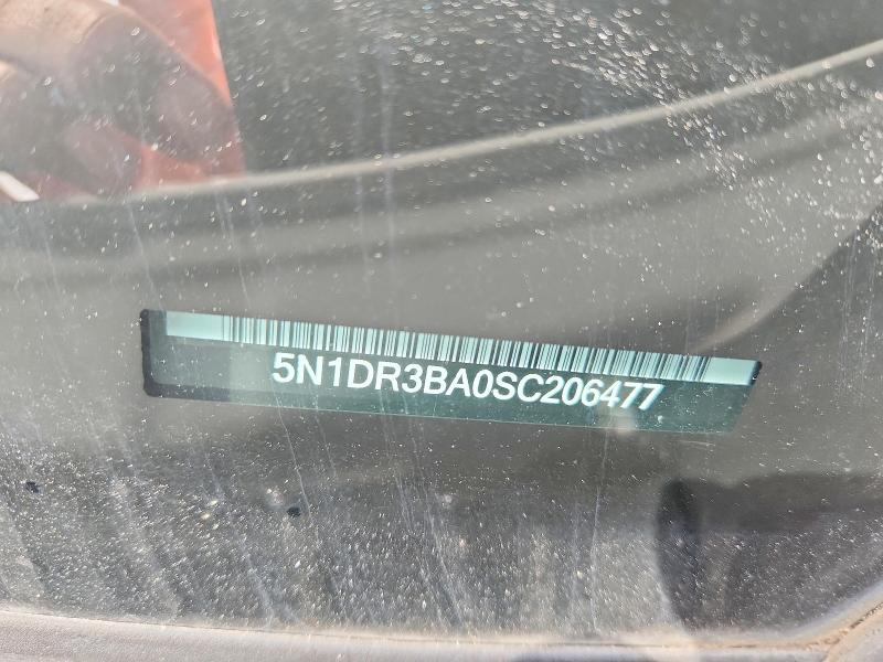 57940196 :رقم المزاد ، 5N1DR3BA0SC206477 vin ، 2025 Nissan Pathfinder مزاد بيع