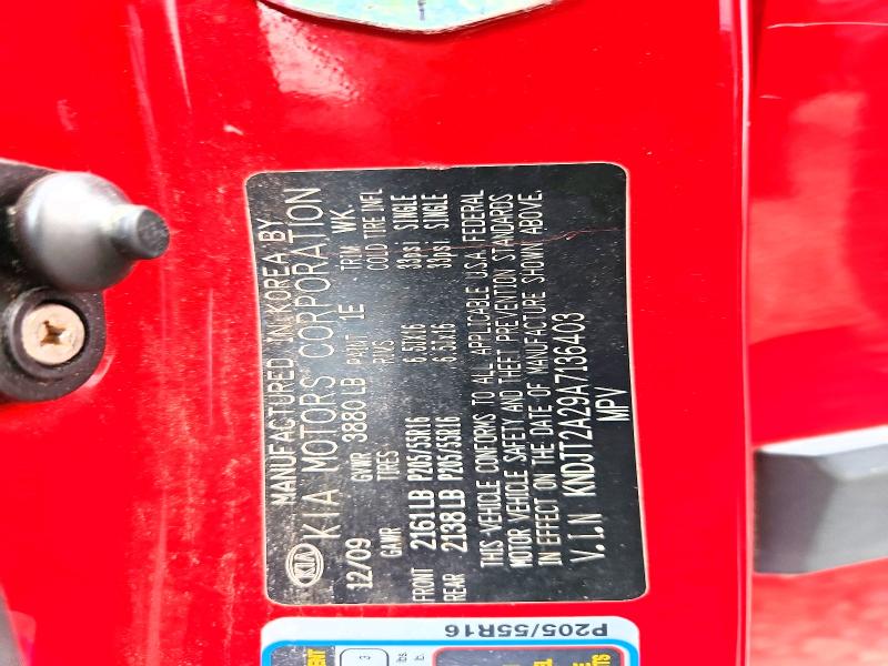 Aukcja sprzedaży 2010 Kia Soul, vin: KNDJT2A29A7136403, numer aukcji: 57730996
