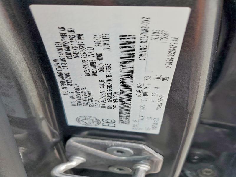 Продажа на аукционе авто 2017 Ford Escape, vin: 1FMCU9GDXHUB17695, номер лота: 56591456