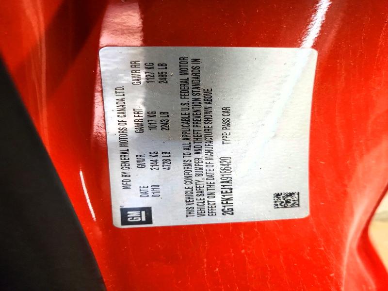 Продажа на аукционе авто 2010 Chevrolet Camaro, vin: 2G1FK1EJ1A9186420, номер лота: 56578526