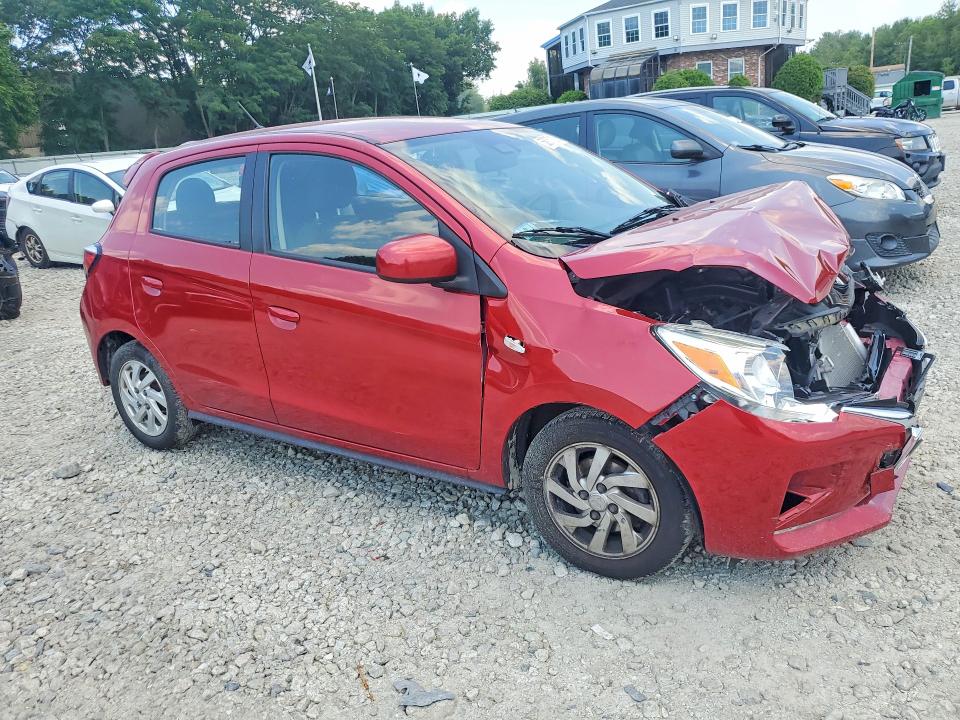 2021 Mitsubishi Mirage მანქანა იყიდება აუქციონზე, vin: ML32AUHJ7MH000758, აუქციონის ნომერი: 58957106