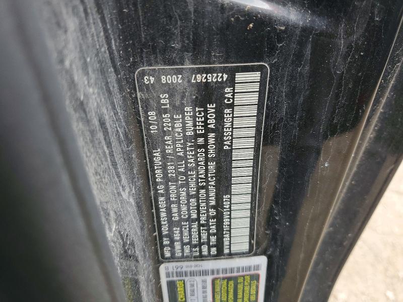 Aukcja sprzedaży 2009 Volkswagen Eos, vin: WVWBA71F99V014075, numer aukcji: 56178586