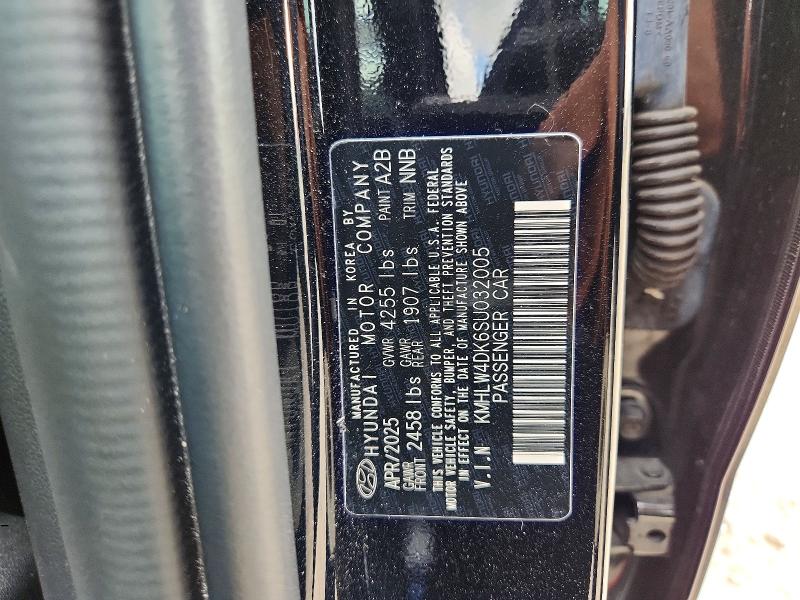 2025 Hyundai Elantra Hybrid Blue მანქანა იყიდება აუქციონზე, vin: KMHLW4DK6SU032005, აუქციონის ნომერი: 56402156
