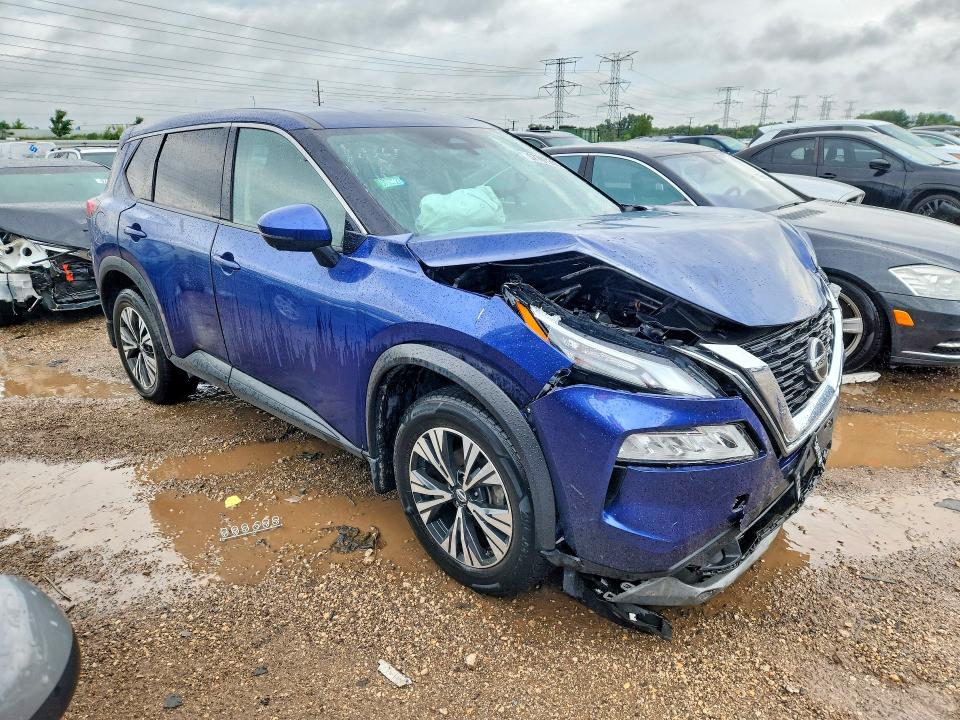 2021 Nissan Rogue მანქანა იყიდება აუქციონზე, vin: JN8AT3BB6MW227695, აუქციონის ნომერი: 57707206