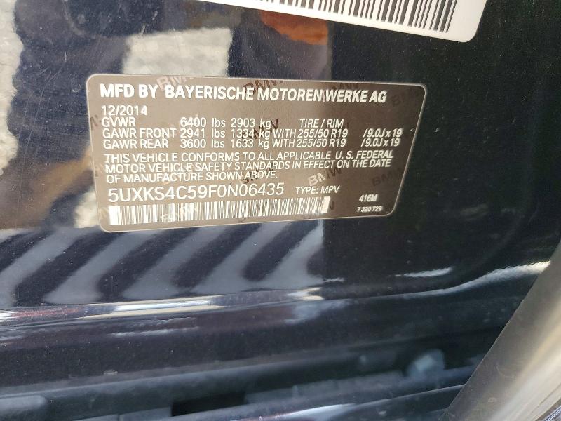 Продажа на аукционе авто 2015 Bmw X5, vin: 5UXKS4C59F0N06435, номер лота: 58322176