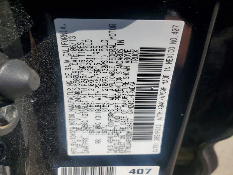 Продаж на аукціоні авто 2013 Toyota Tacoma, vin: 3TMLU4EN9DM128477, номер лоту: 56439976