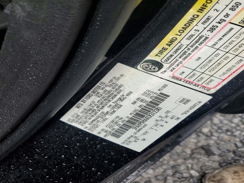 2012 Ford Fusion მანქანა იყიდება აუქციონზე, vin: 3FAHP0HAXCR312381, აუქციონის ნომერი: 57687286