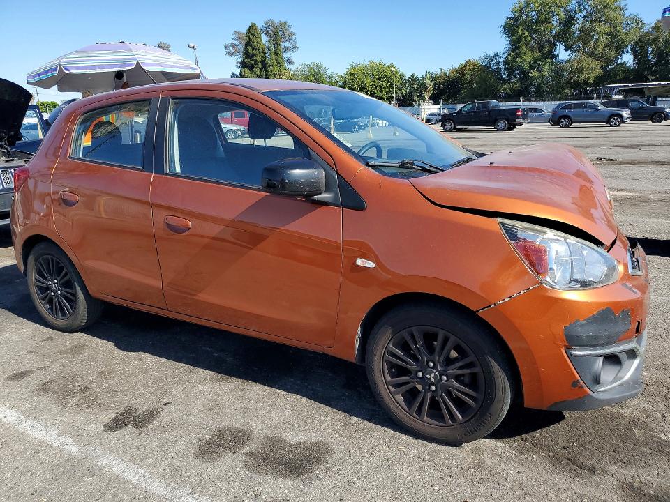 Auction sale of the 2019 Mitsubishi Mirage, vin: ML32A5HJ9KH015264, lot number: 57447956