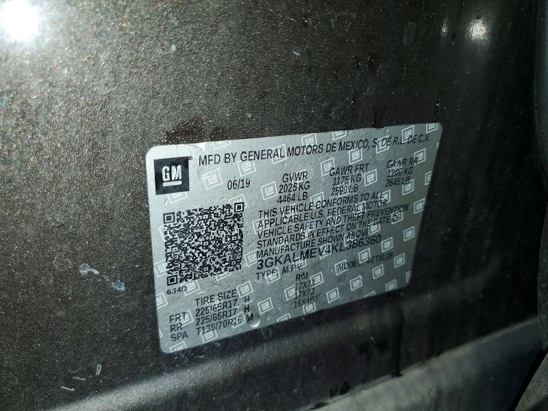 56666486 :رقم المزاد ، 3GKALMEV4KL386360 vin ، 2019 Gmc Terrain مزاد بيع