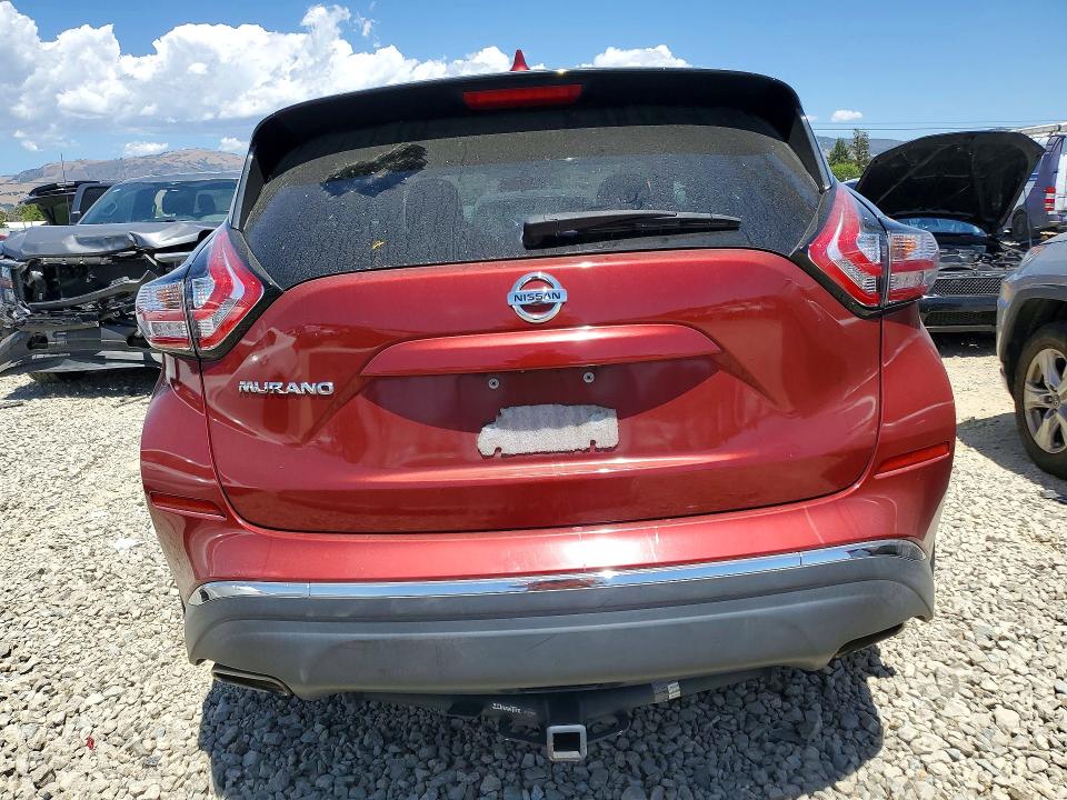59218716 :رقم المزاد ، 5N1AZ2MG6HN169558 vin ، 2017 Nissan Murano مزاد بيع