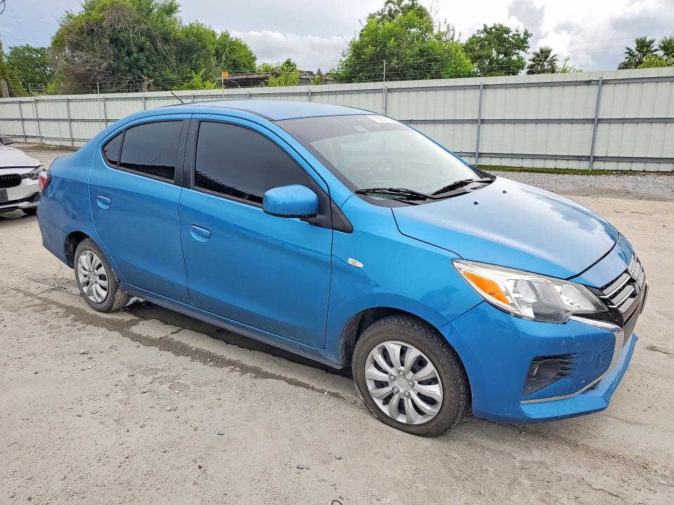 2022 Mitsubishi Mirage მანქანა იყიდება აუქციონზე, vin: ML32FUFJ4NHF07223, აუქციონის ნომერი: 55597146