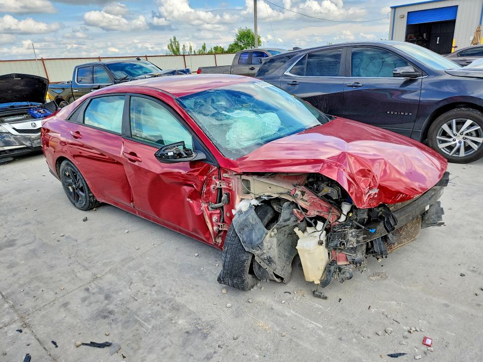 2021 Hyundai Elantra მანქანა იყიდება აუქციონზე, vin: KMHLM4AGXMU164032, აუქციონის ნომერი: 57363126