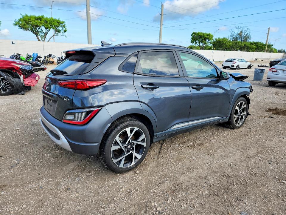 2022 Hyundai Kona მანქანა იყიდება აუქციონზე, vin: KM8K53A37NU869081, აუქციონის ნომერი: 56526866