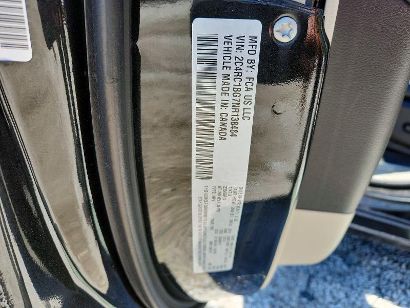 55776596 :رقم المزاد ، 2C4RC1BG7NR138484 vin ، 2022 Chrysler Pacifica مزاد بيع