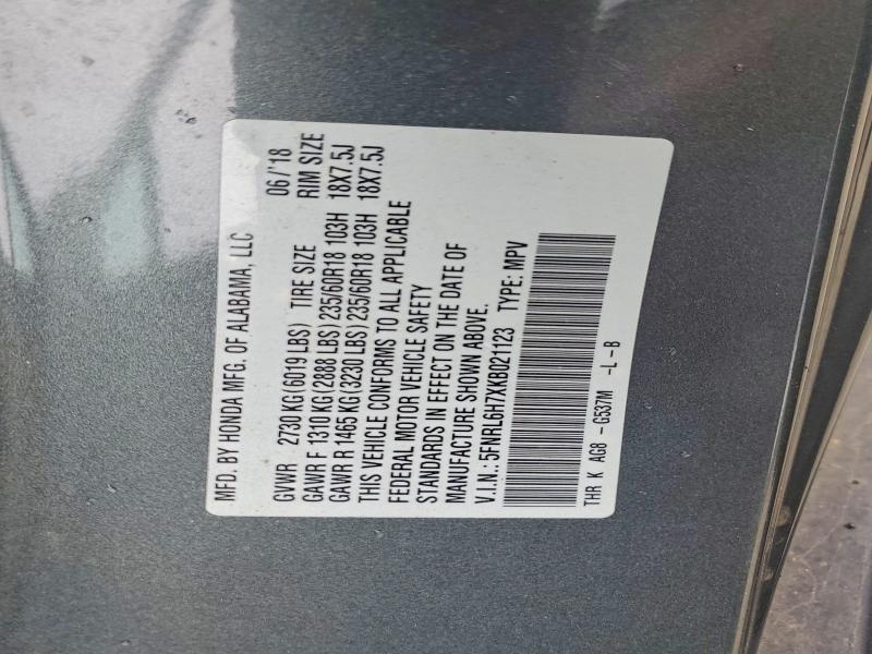 Продаж на аукціоні авто 2019 Honda Odyssey, vin: 5FNRL6H7XKB021123, номер лоту: 55528256