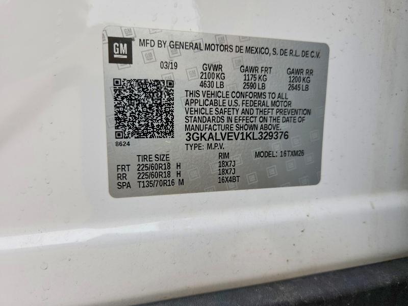 Продаж на аукціоні авто 2019 Gmc Terrain, vin: 3GKALVEV1KL329376, номер лоту: 51828446