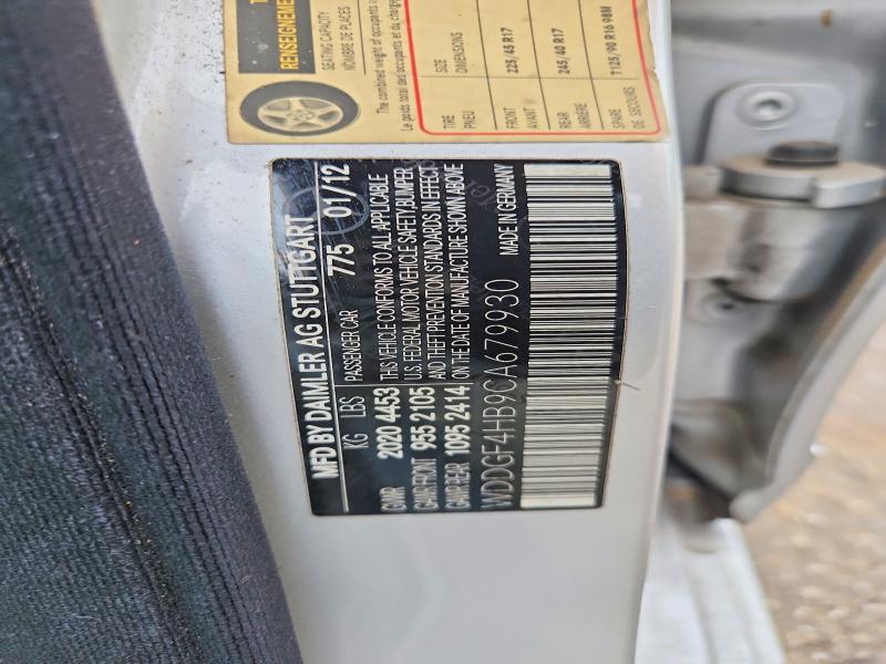 55616656 :رقم المزاد ، WDDGF4HB9CA679930 vin ، 2012 Mercedes-benz C مزاد بيع