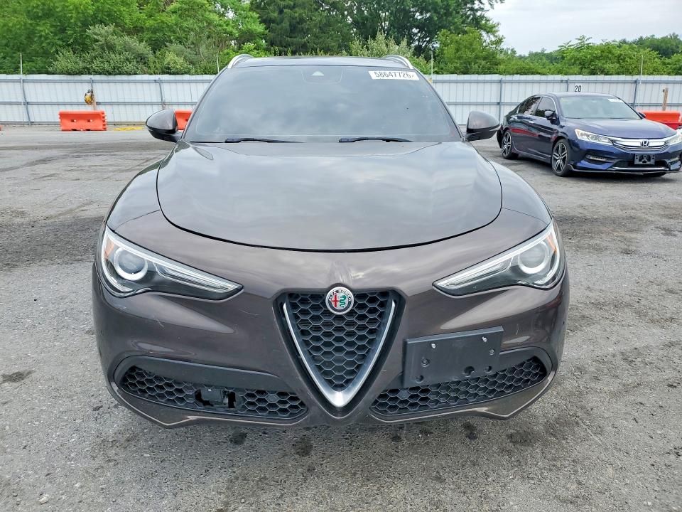 58647726 :رقم المزاد ، ZASPAKBN2K7C36294 vin ، 2019 Alfa Romeo Stelvio مزاد بيع