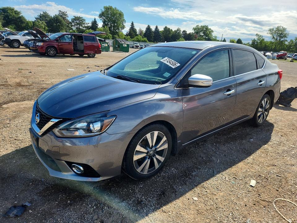 57494506 :رقم المزاد ، 3N1AB7APXKY417916 vin ، 2019 Nissan Sentra مزاد بيع